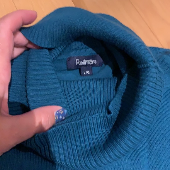 Teal Reitman’s turtleneck - size L - Picture 4 of 12